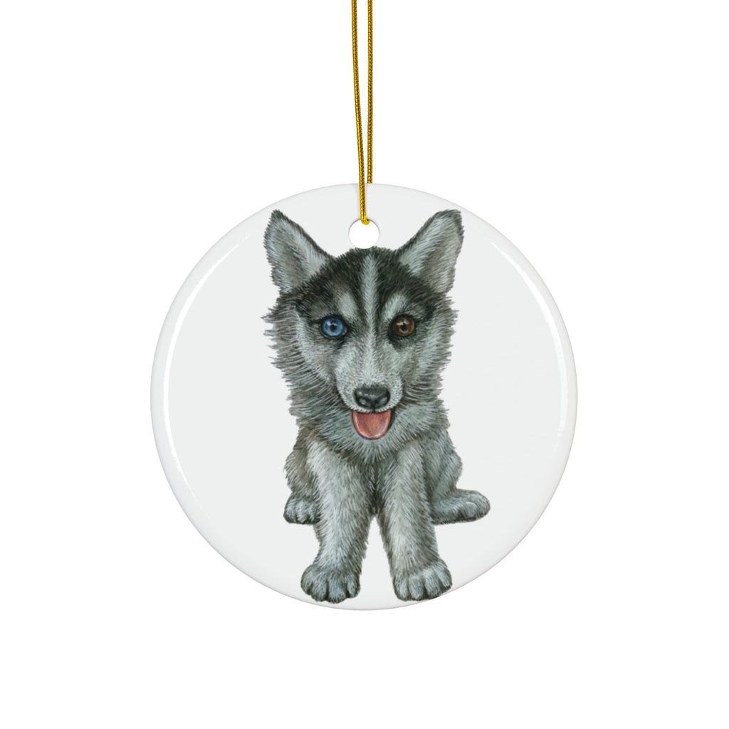 Dog Ceramic Disc Ornament       Item #4126143