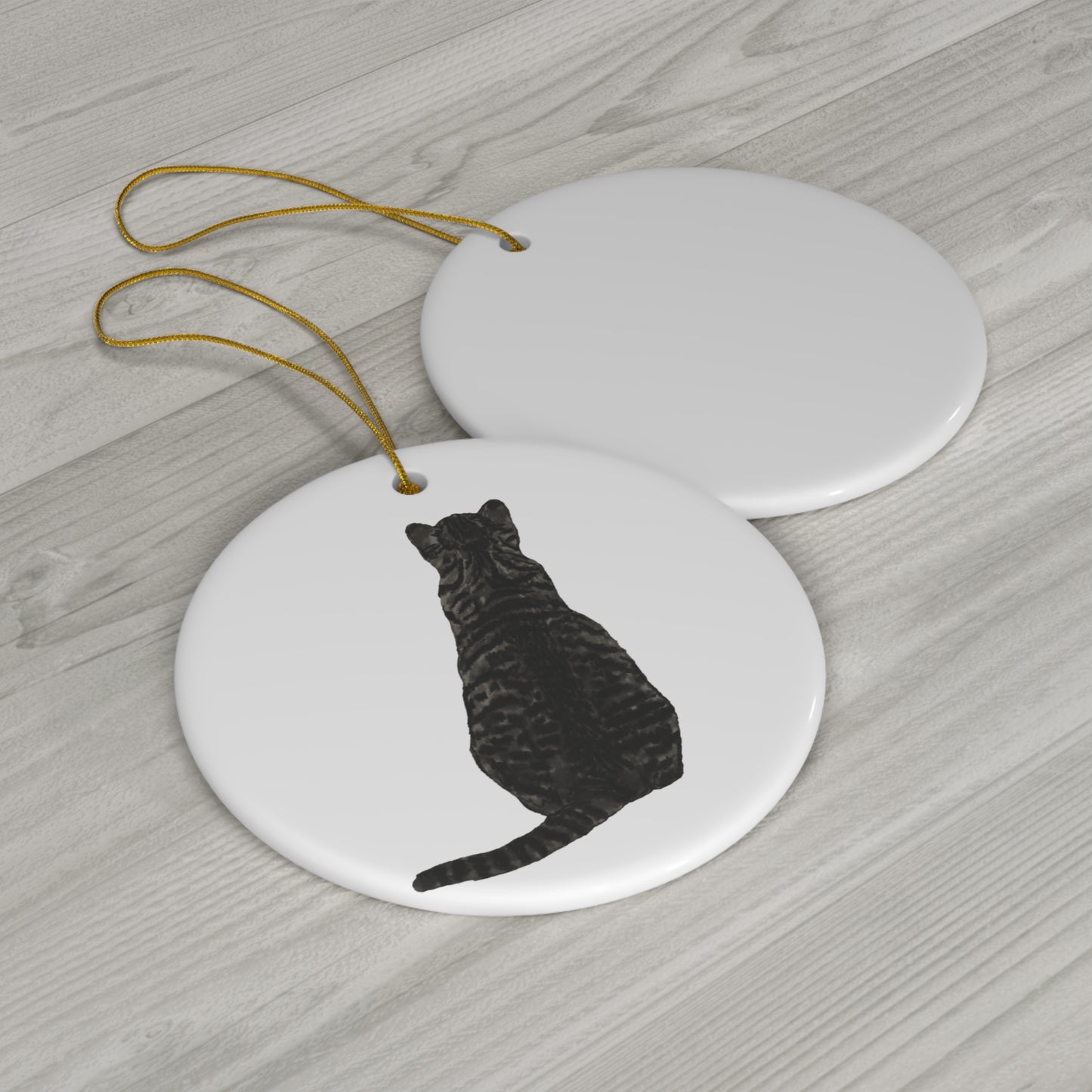 Cat Ceramic Ornament        Item #3628465