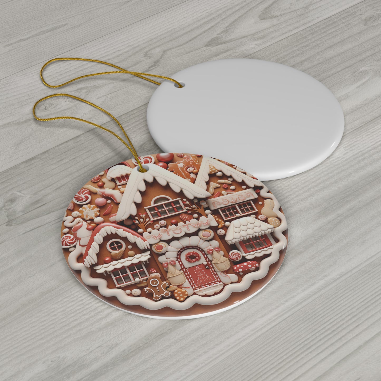 Ceramic Ornament - Gingerbread     Item #75188