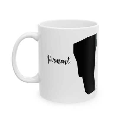 Vermont State Silhouette Ceramic Mug – 11oz    Item #85481