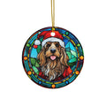 Dog Ceramic Disc Ornament            Item #6119279