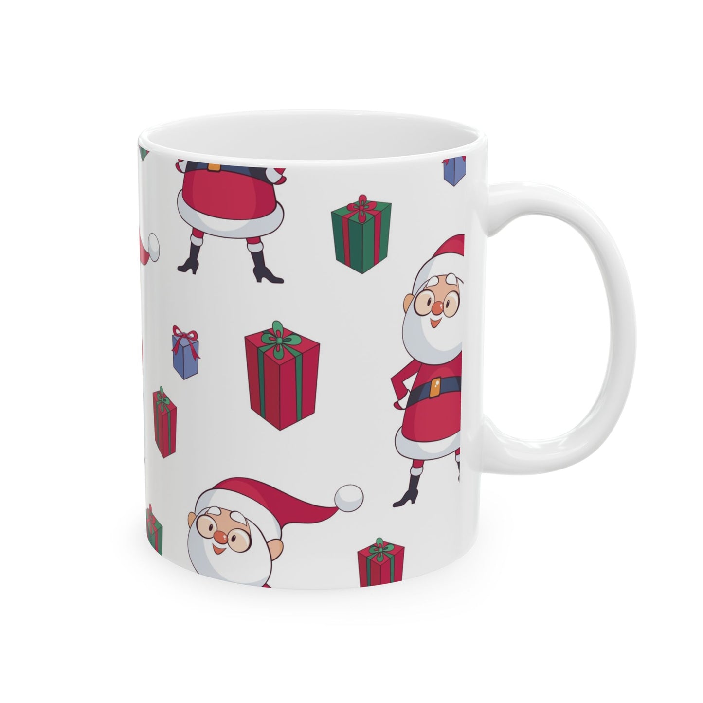 Cute Santa & Gifts Christmas Ceramic Mug 11oz   Item #360683