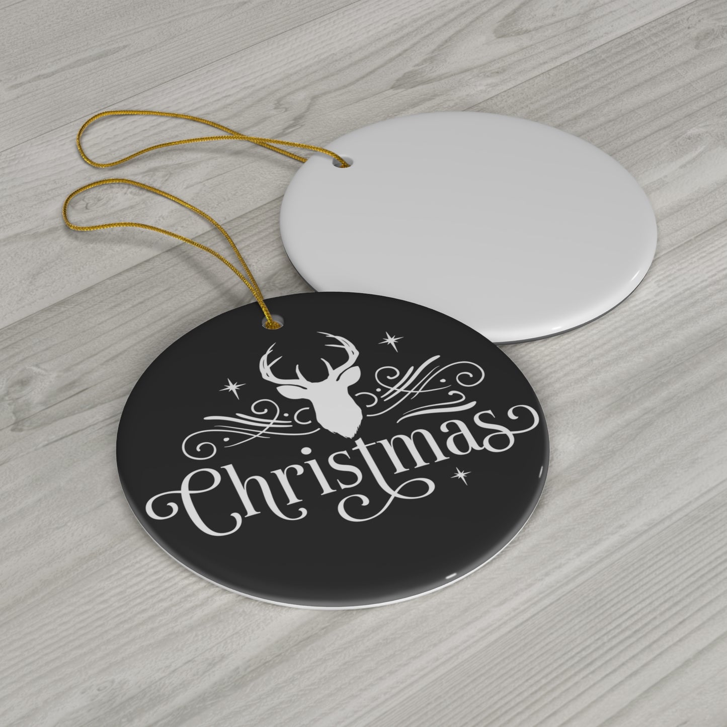 Christmas Ceramic Disc Ornament         Item #6142091