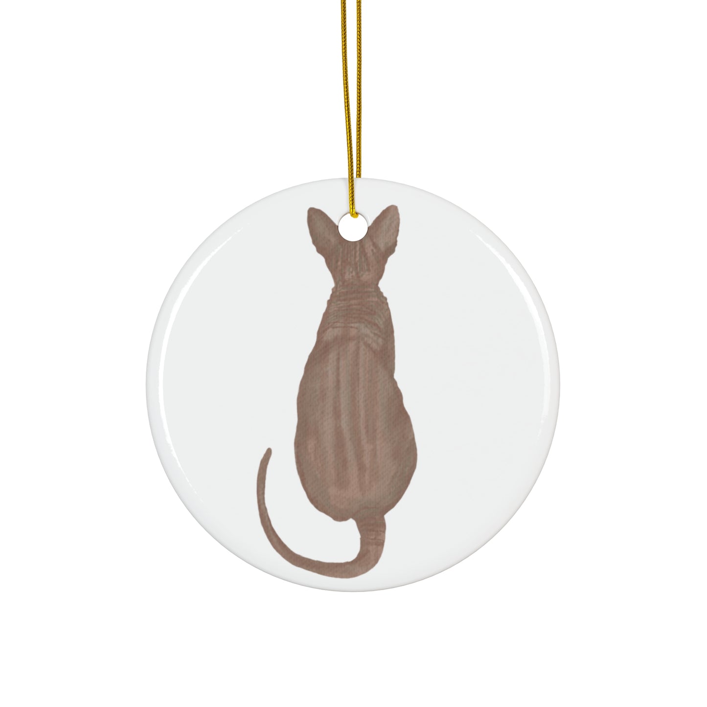 Cat Ceramic Disc Ornament         Item #1022823