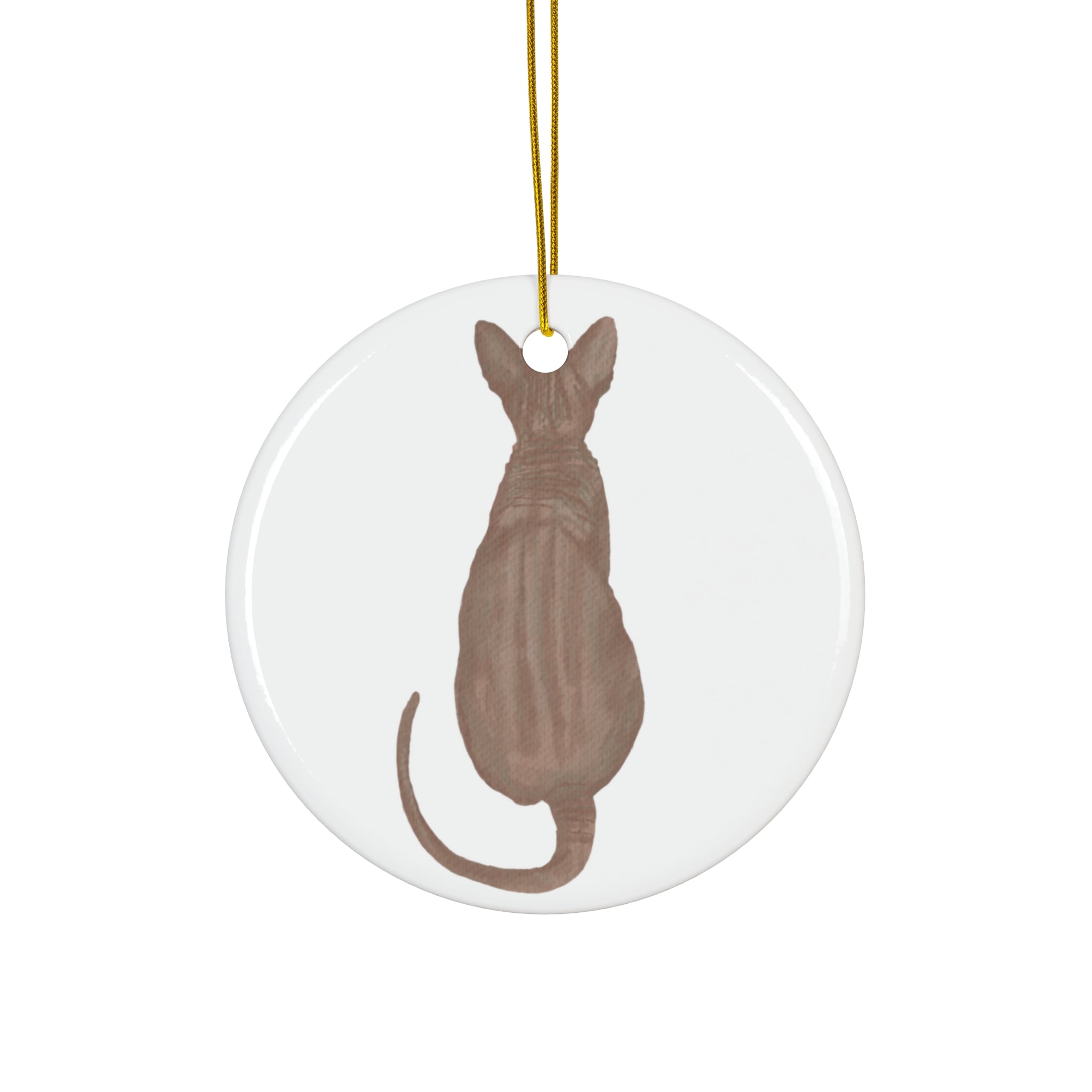 Cat Ceramic Disc Ornament         Item #1022823
