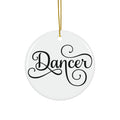 Dancer Ceramic Disc Ornament          Item #7444216 - Buckshot's Bargain Barn