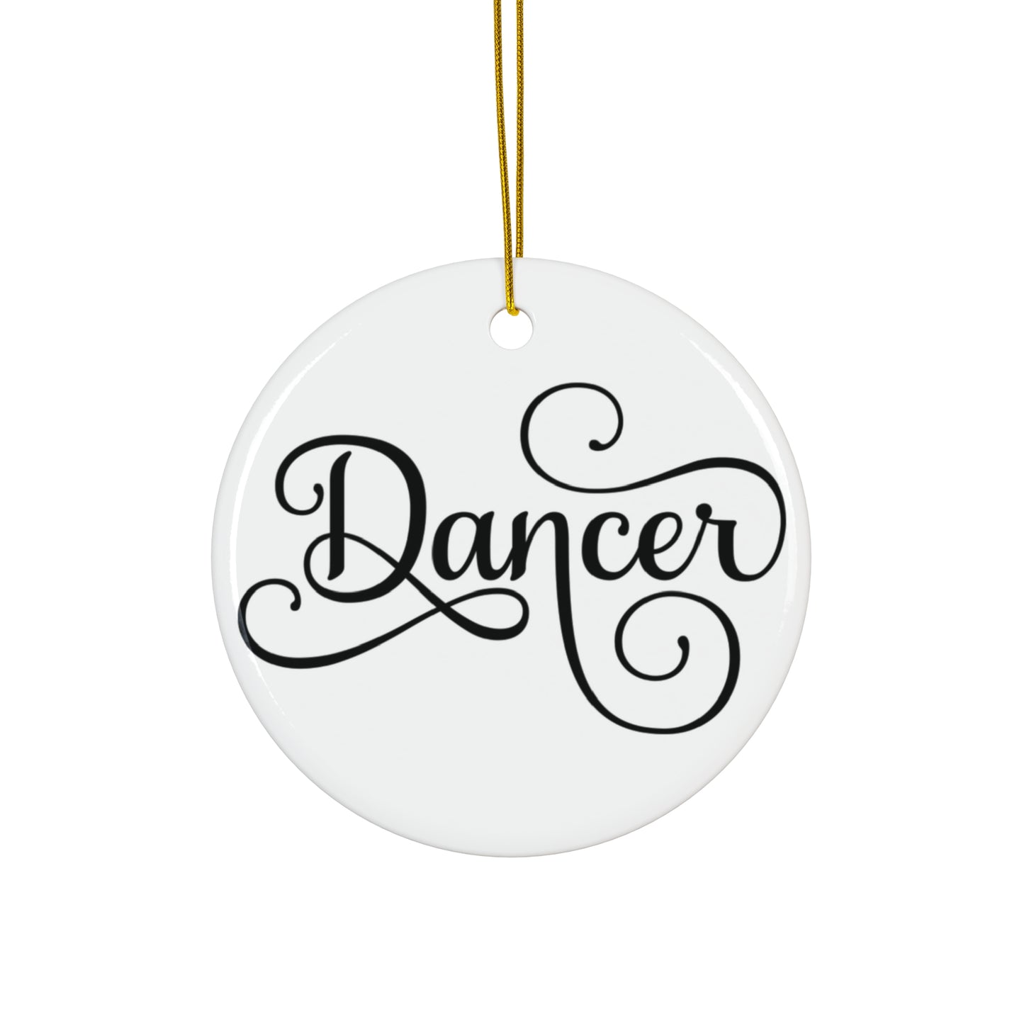 Dancer Ceramic Disc Ornament          Item #7444216