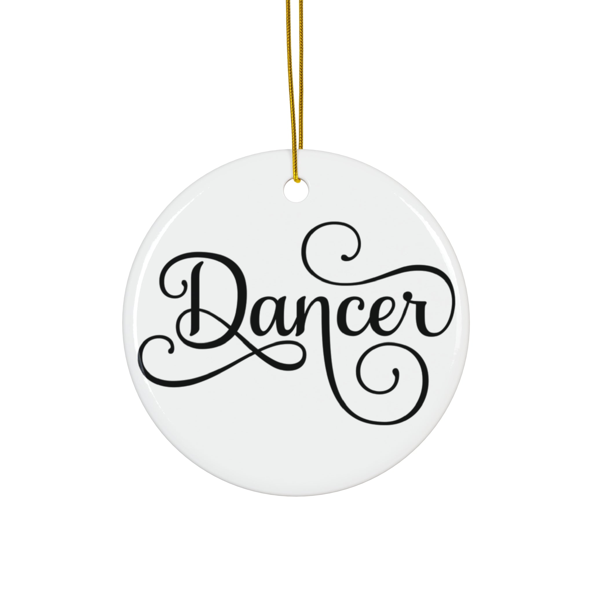 Dancer Ceramic Disc Ornament          Item #7444216 - Buckshot's Bargain Barn