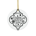 Dashing Through The Snow Ceramic Disc Ornament          Item #7326466