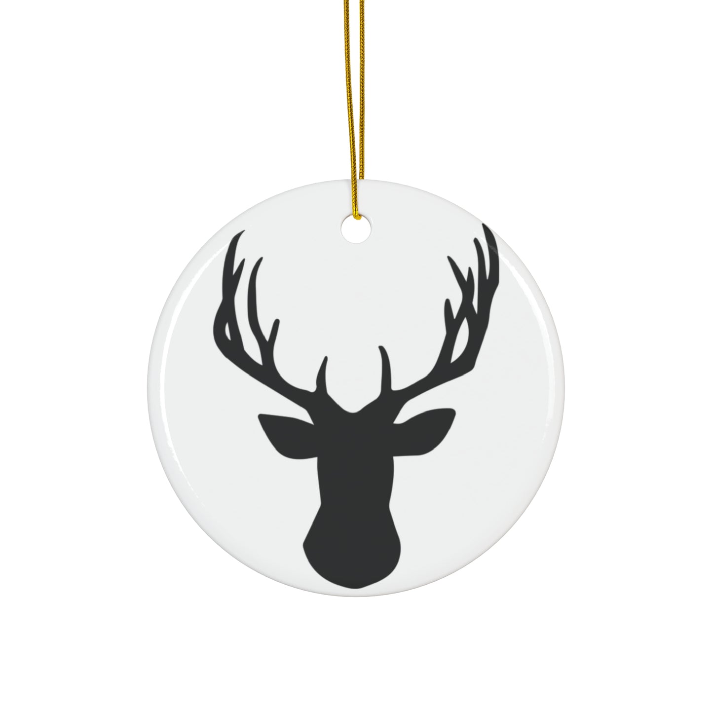 Deer Ceramic Disc Ornament        Item #3151472