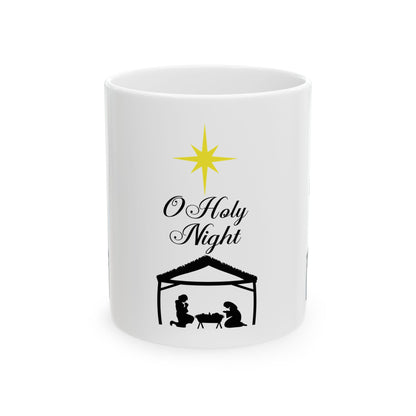 O Holy Night Ceramic Mug 11oz    Item #135573