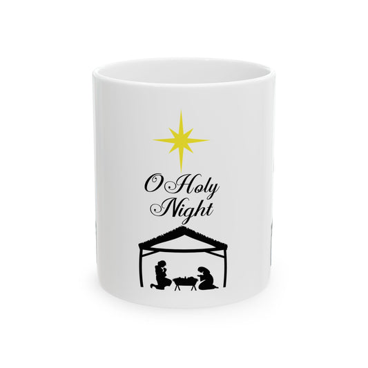 O Holy Night Ceramic Mug 11oz    Item #135573