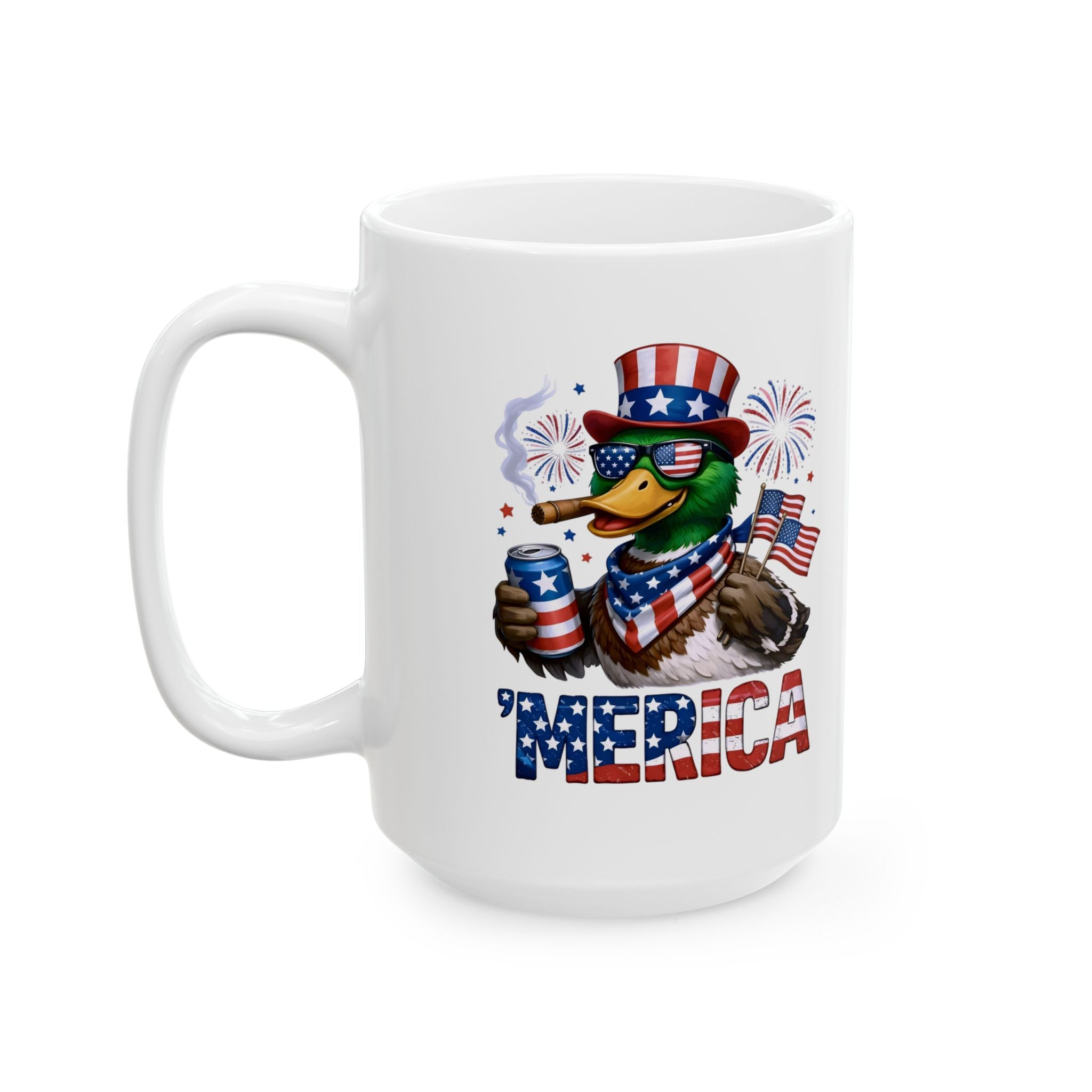 Patriotic Eagle USA Ceramic Mug – 15oz  Item #319068
