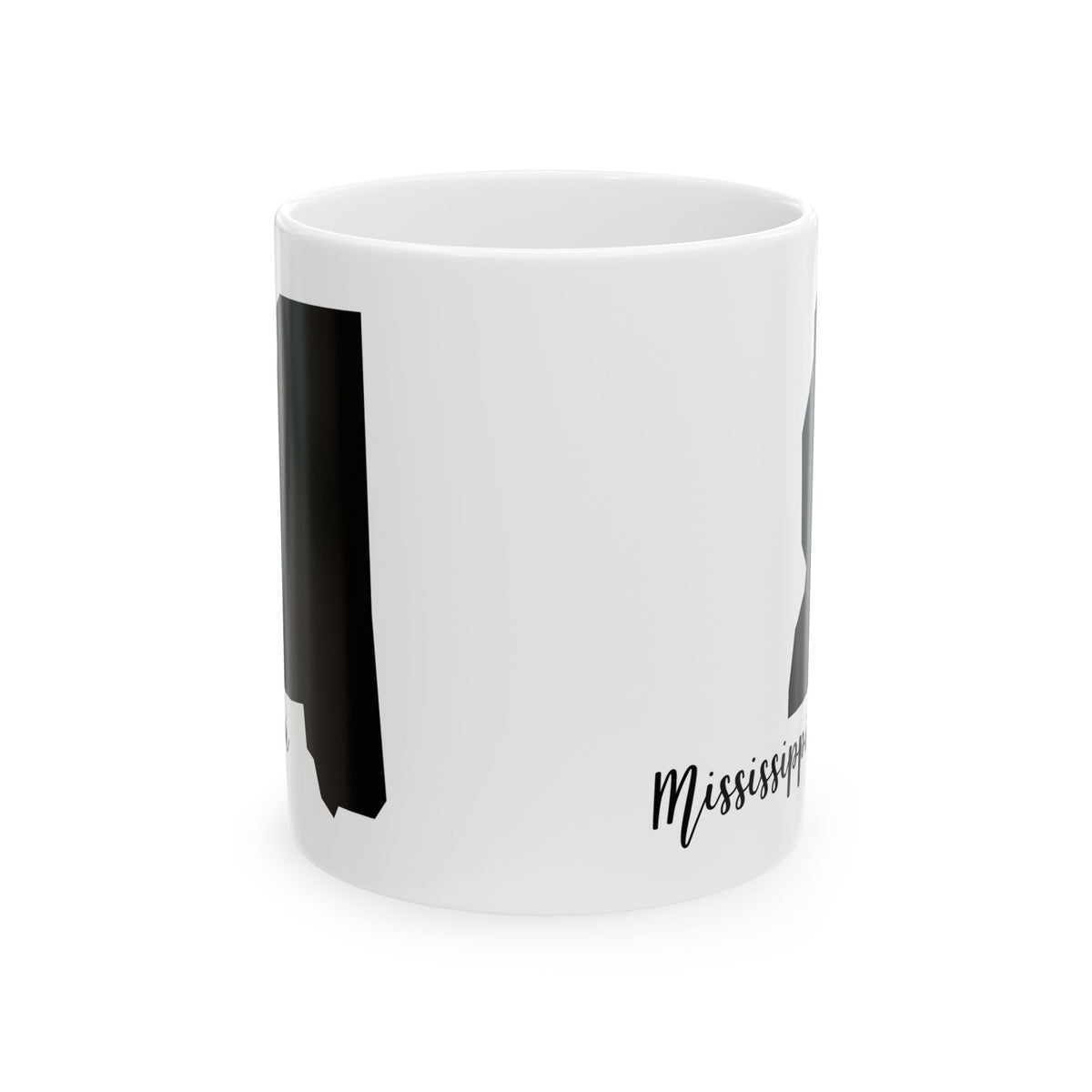Mississippi State Silhouette Ceramic Mug – 11oz    Item #35281