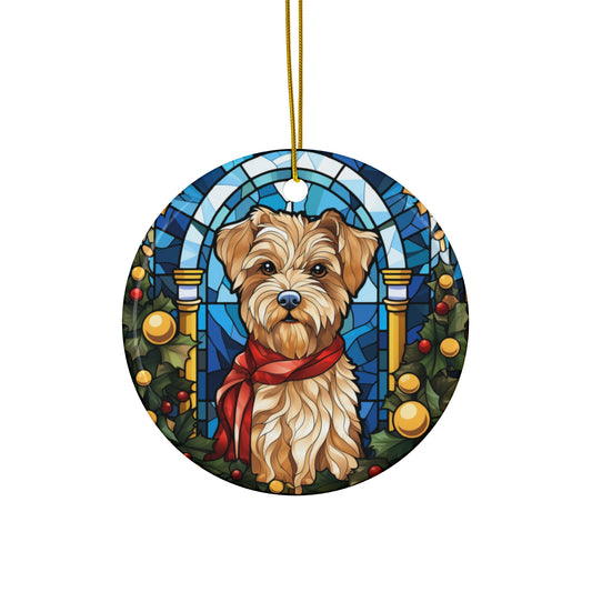 Ceramic Ornament - Christmas Dog     Item #1398496