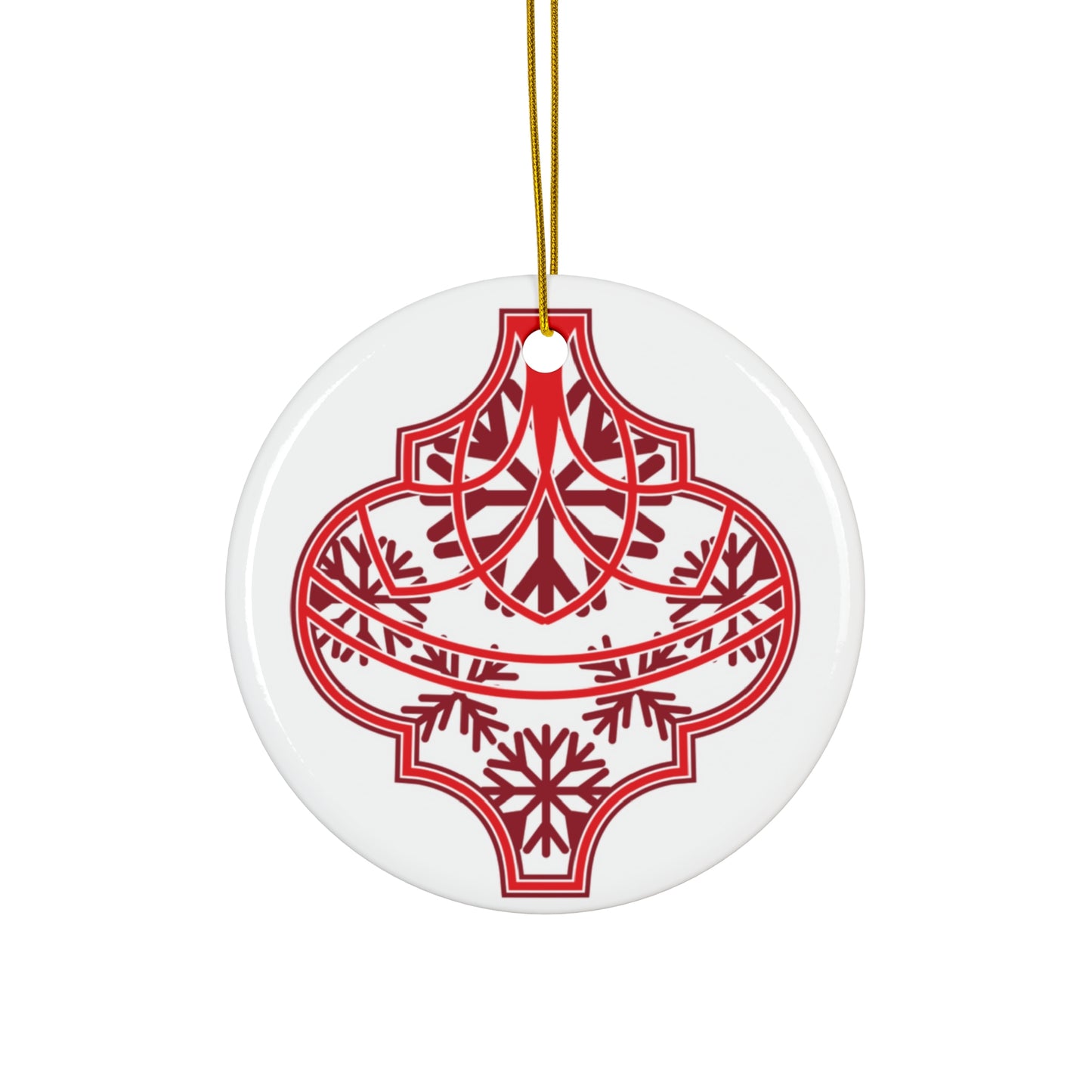 Arabesque Ceramic Disc Ornament      Item #5541885