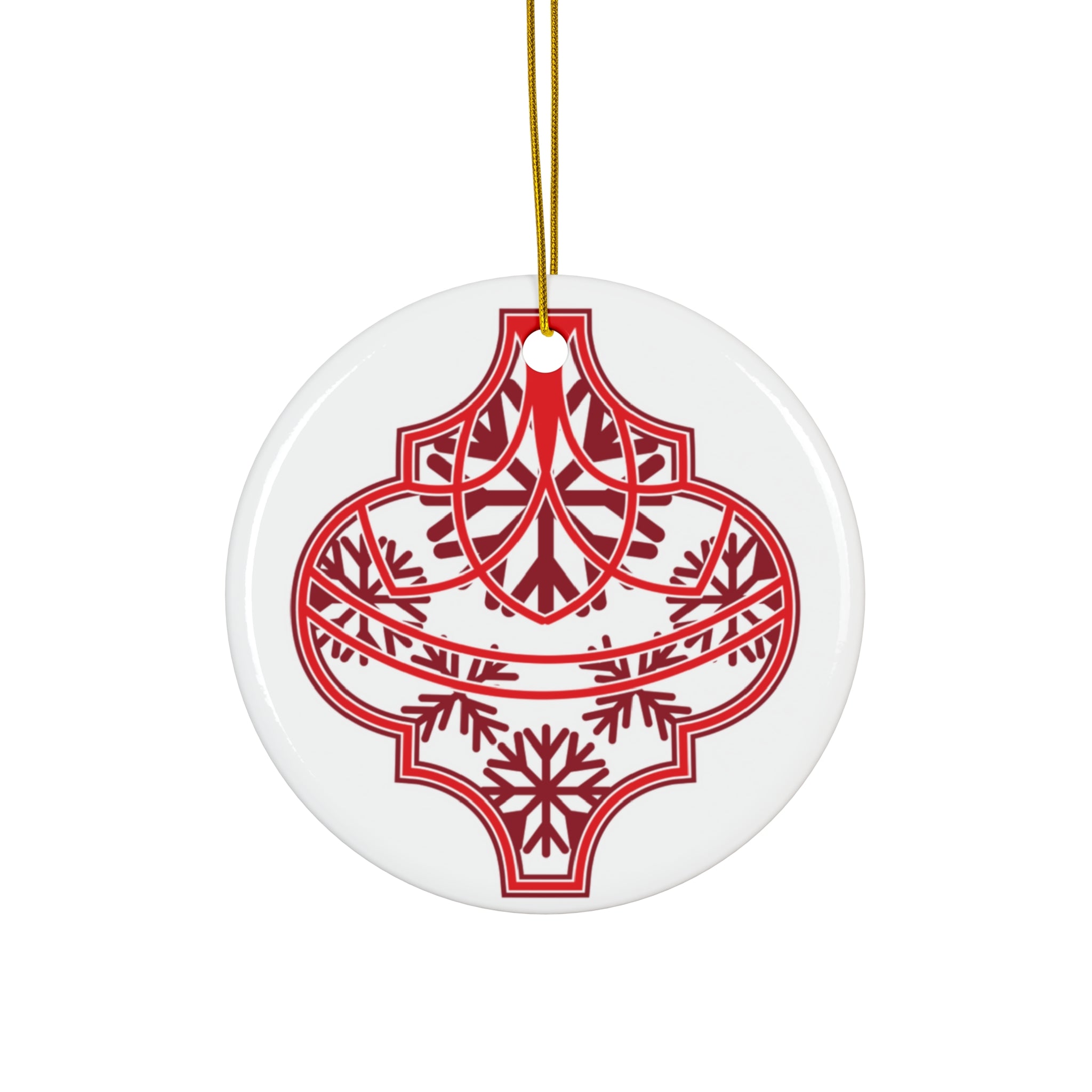 Arabesque Ceramic Disc Ornament      Item #5541885