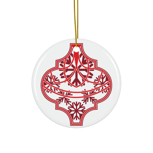 Arabesque Ceramic Disc Ornament      Item #5541885