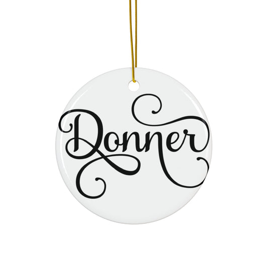 Donner Reindeer Ceramic Ornament     Item #1657585