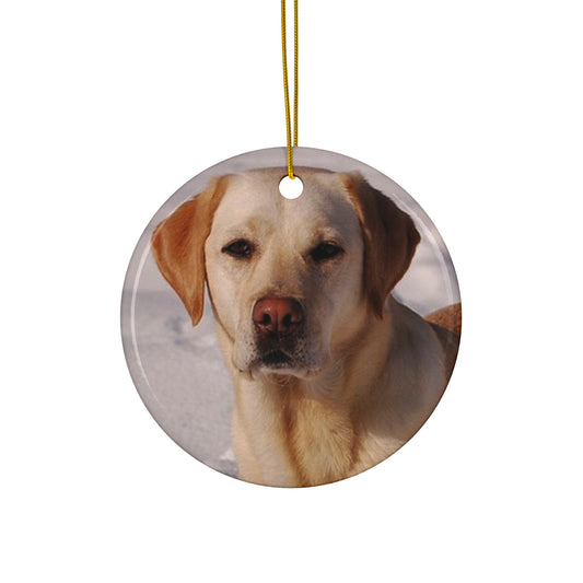 Labrador Retriever Ceramic Disc Ornament         Item #4711591