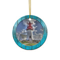 Lighthouse Ceramic Disc Ornament        Item #5870081