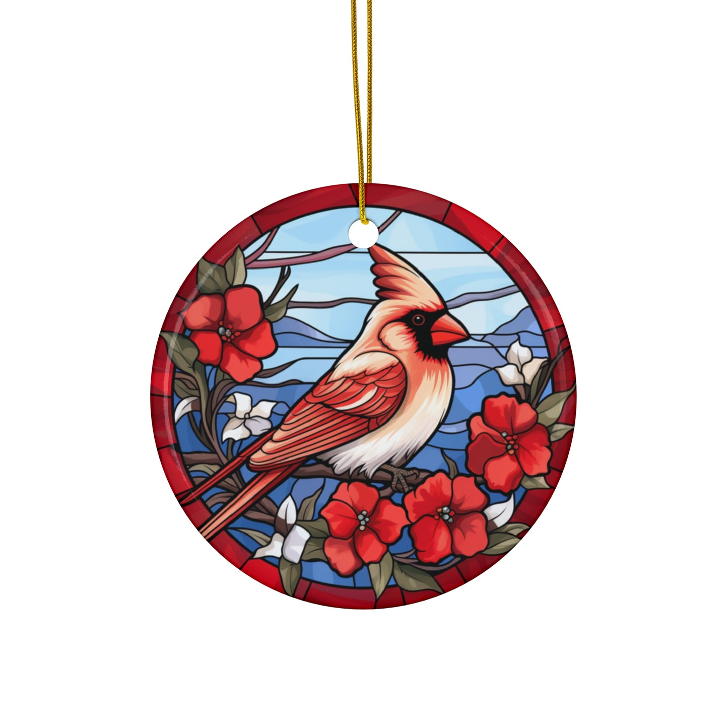 Christmas Cardinal Ceramic Ornament      Item #3747894