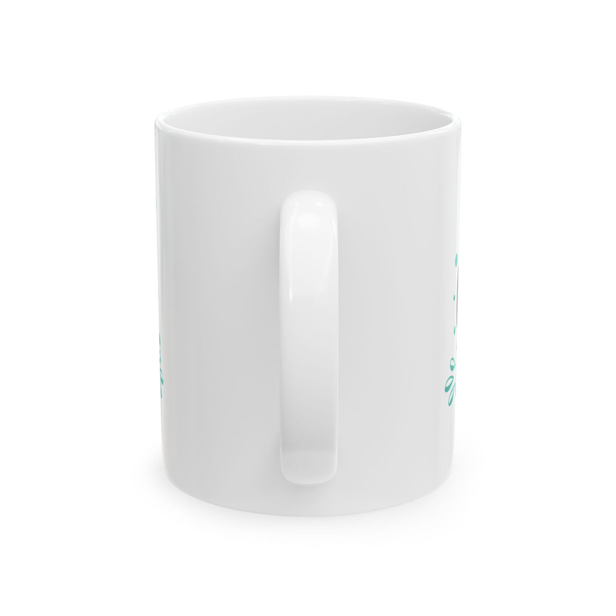 You, Me & The Dogs Mug — Cute Teal Dog Lover Ceramic Coffee Cup 11oz   Item #394179