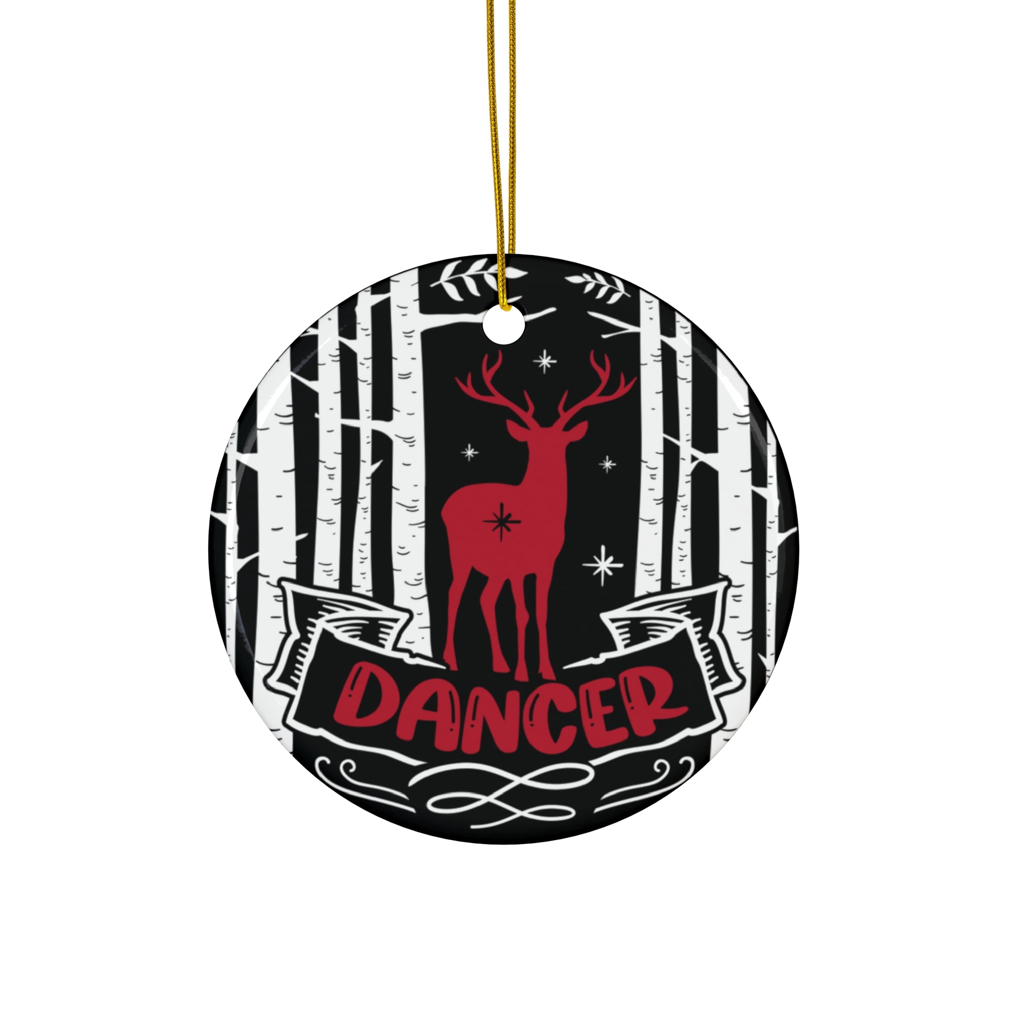 Dancer Ceramic Disc Ornament        Item #8963822
