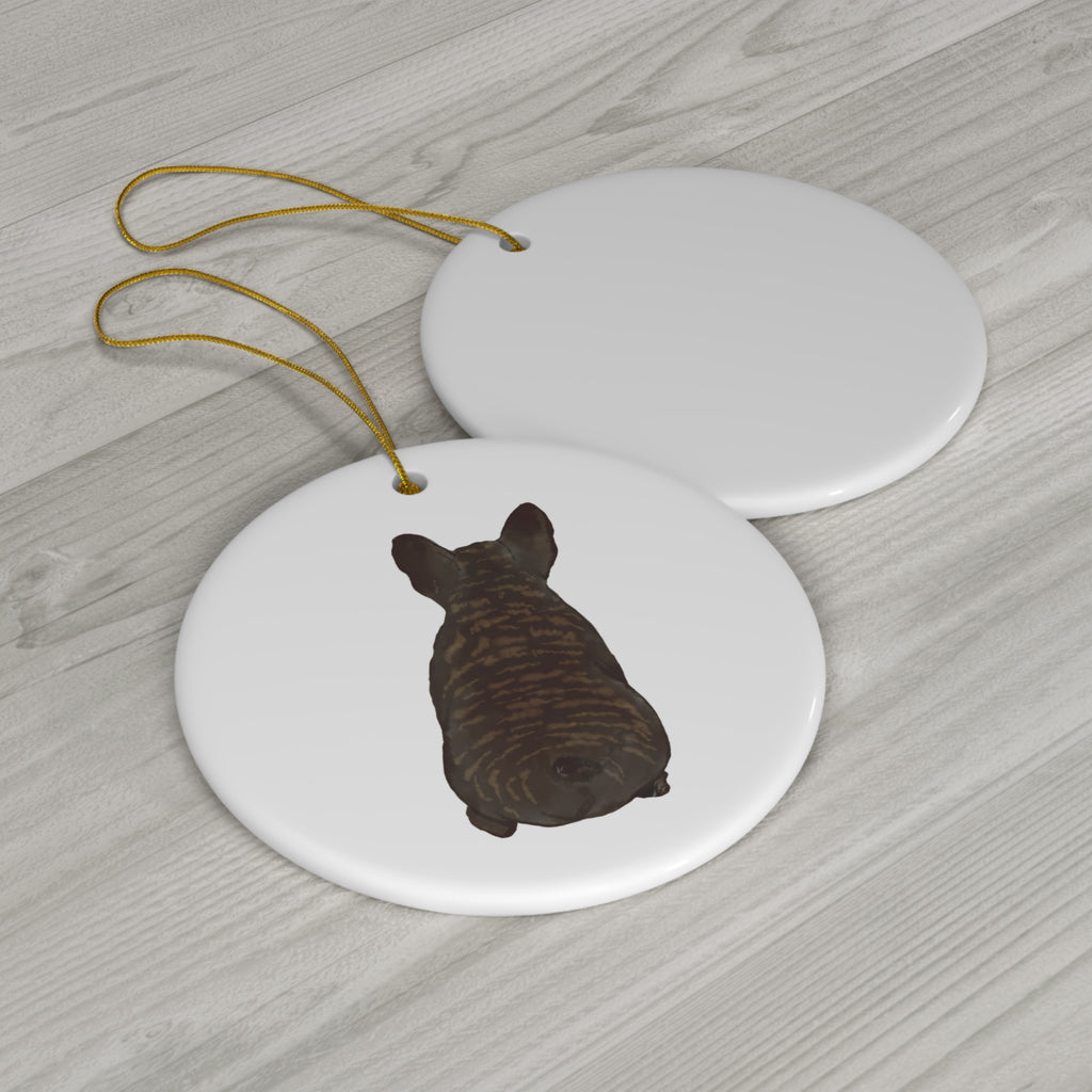 Dog Ceramic Disc Ornament          Item #3118329