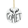 Comet Reindeer Ceramic Ornament By Santa's Creations     Item #1950269 - Buckshot's Bargain Barn