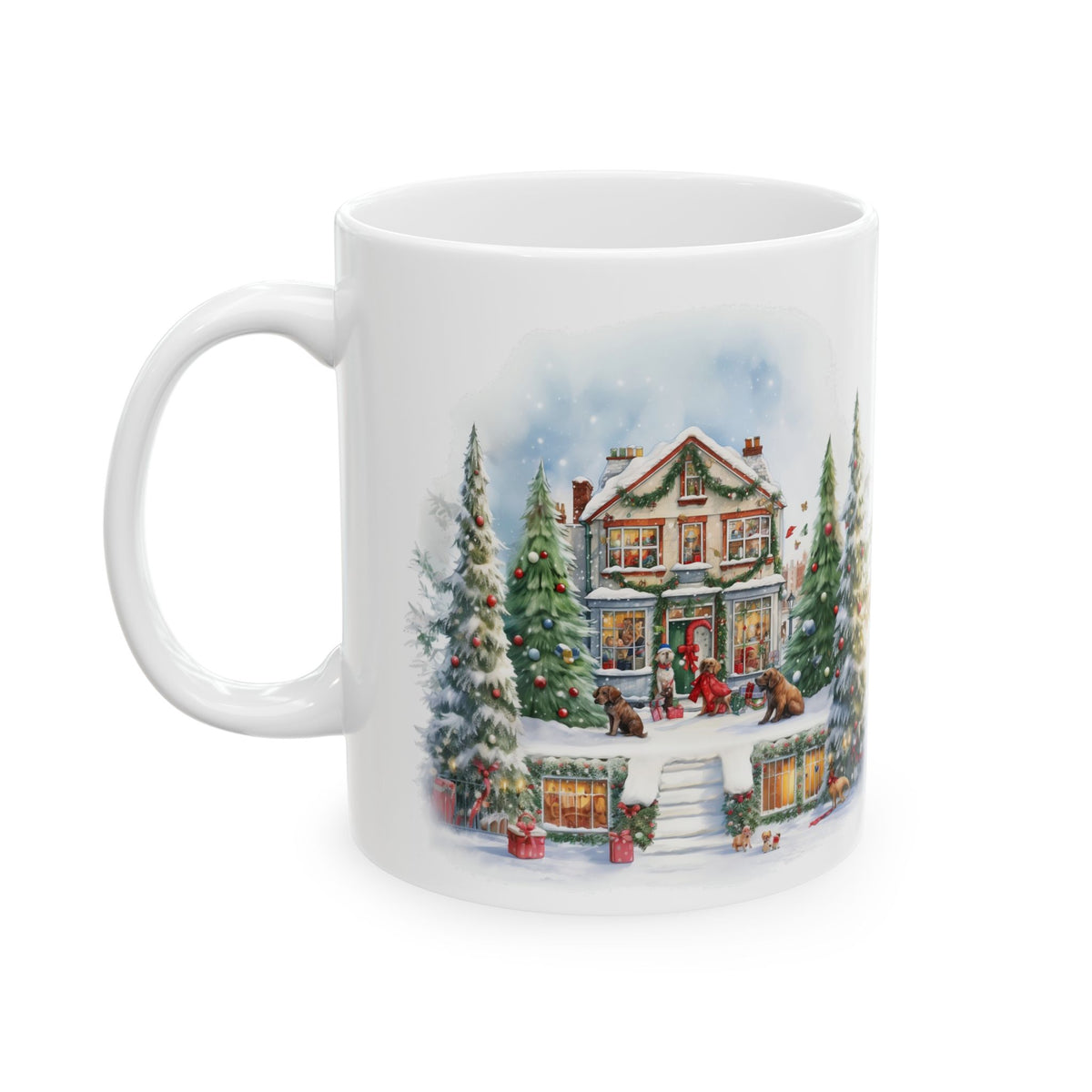 Christmas Village Ceramic Mug 11oz  Item #313971