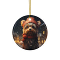 Dog Ceramic Disc Ornament         Item #8692164