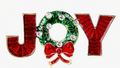 JOY Christmas Brooch By Serenity Gems